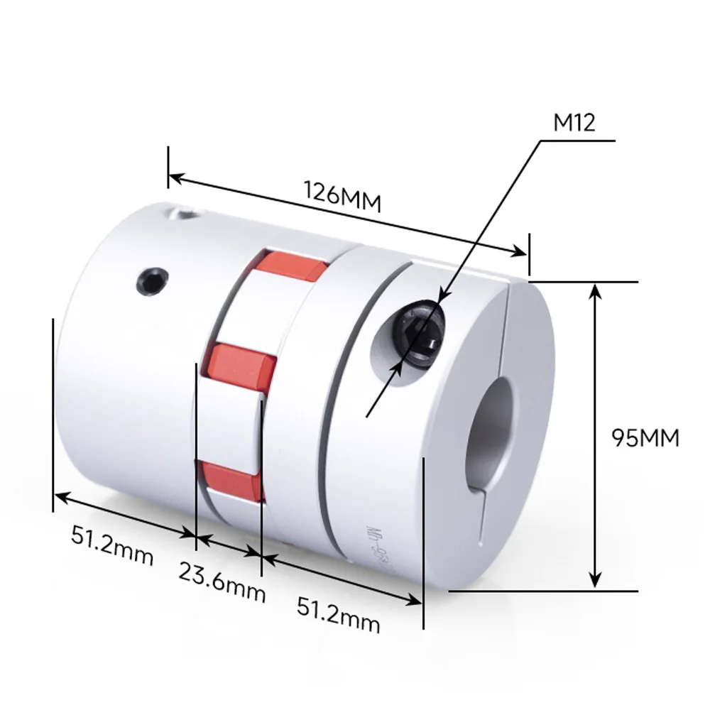 GS42 GR D95L126 Coupler Aluminium Plum Flexible Shaft Coupling Motor Connector 95mm 126mm CNC Flexible Coupler
GS42 GR D95L126 Coupler Aluminium Plum Flexible Shaft Coupling Motor Connector 95mm 126mm CNC Flexible Coupler