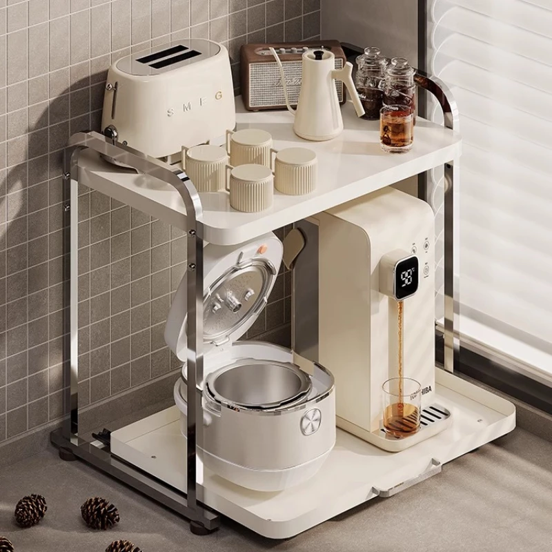 Adjustable Stainless Steel Microwave Rack Heavy-Duty Oven Stand Kitchen Organizer Shelf for Coffee Machine and Air Fryer
Adjustable Stainless Steel Microwave Rack Heavy-Duty Oven Stand Kitchen Organizer Shelf for Coffee Machine and Air Fryer