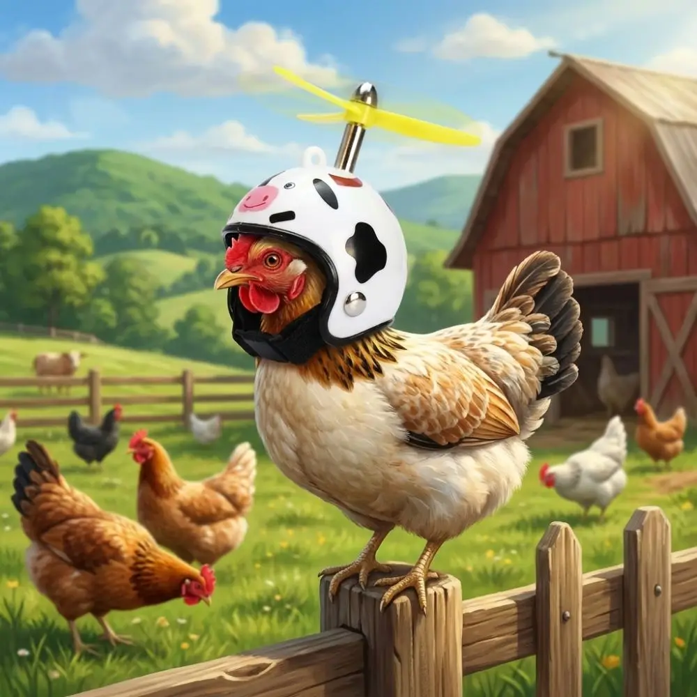 Sun Protection Pet Parrot Safety Helmet Waterproof Motorcycle Style Chicken Protective Hat with Propeller Plastic
Sun Protection Pet Parrot Safety Helmet Waterproof Motorcycle Style Chicken Protective Hat with Propeller Plastic