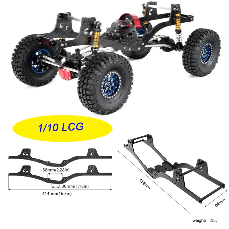 Комплект обновления 1/10 RC Crawler Axial SCX10 и SCX10 II 90046, пояса с рамой шасси из углеродного волокна RC LCG
Комплект обновления 1/10 RC Crawler Axial SCX10 и SCX10 II 90046, пояса с рамой шасси из углеродного волокна RC LCG