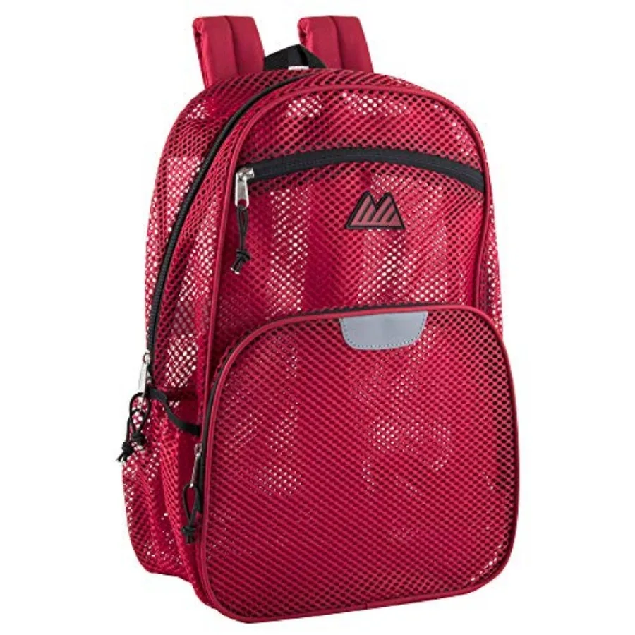 Reflective Mesh School Backpack for Teens, Girls, Boys Wire Frame Mesh Beach Backpack XL with Zipper
Reflective Mesh School Backpack for Teens, Girls, Boys Wire Frame Mesh Beach Backpack XL with Zipper