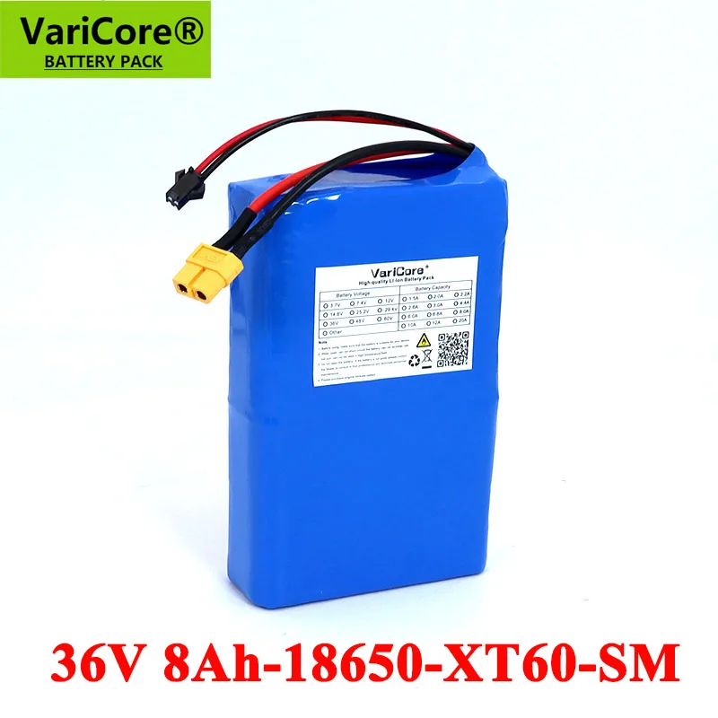 VariCore 36V 8Ah Lithium Battery Pack 18650 42V High rate 20A BMS for Balancing scooter E-bike lawn mower Aircraft carrier
VariCore 36V 8Ah Lithium Battery Pack 18650 42V High rate 20A BMS for Balancing scooter E-bike lawn mower Aircraft carrier