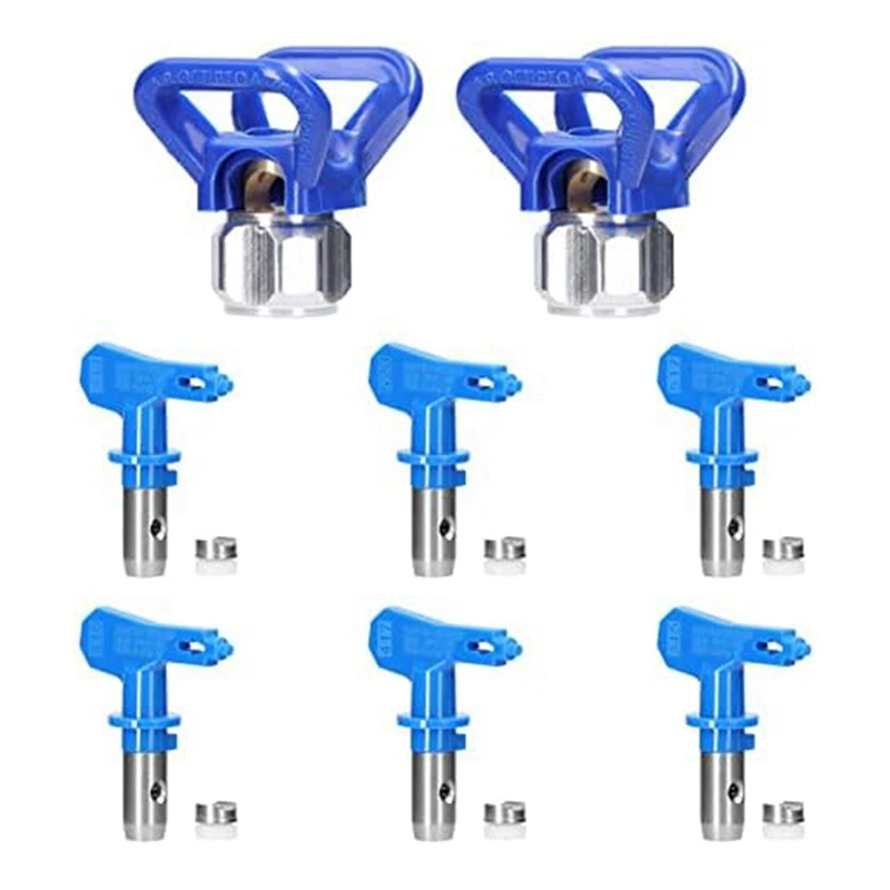 Spray Tips For Airless Sprayer, Reversible Paint Spray Guns Nozzles Set, Reversible Airless Sprayer Nozzle Tips, 6 Pack
Spray Tips For Airless Sprayer, Reversible Paint Spray Guns Nozzles Set, Reversible Airless Sprayer Nozzle Tips, 6 Pack