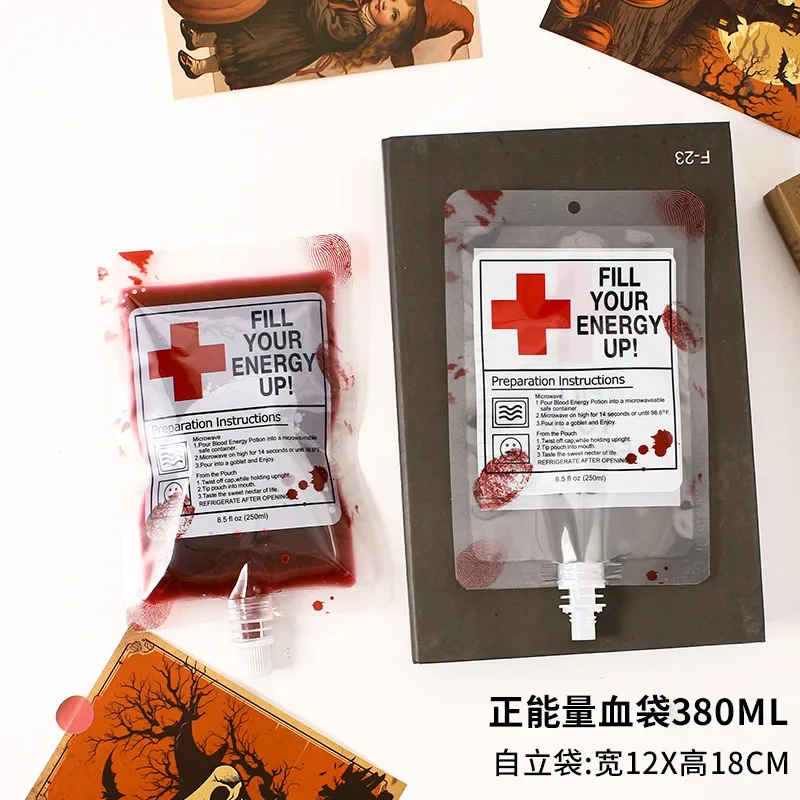 200pcs Halloween Blood Bag Vampire Blood Pouch Props Zombie for Horror Cosplay Halloween Party Accessories
200pcs Halloween Blood Bag Vampire Blood Pouch Props Zombie for Horror Cosplay Halloween Party Accessories