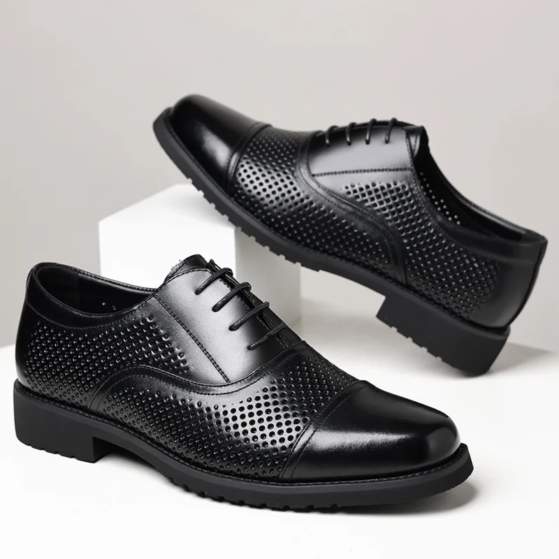 high quality Breathable Cow Leather Shoes for Men Fashion New Designer Lace men Dress Shoes Loafers sneakers zapatos casuales
high quality Breathable Cow Leather Shoes for Men Fashion New Designer Lace men Dress Shoes Loafers sneakers zapatos casuales