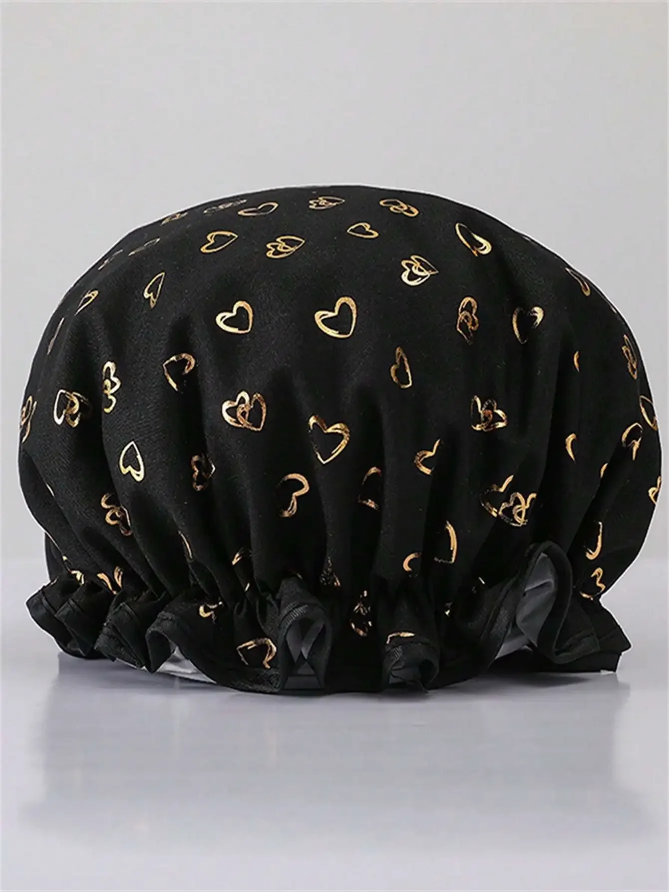 2026 2-Layer Waterproof Shower Cap, Fashionable Foil Heart Print
2026 2-Layer Waterproof Shower Cap, Fashionable Foil Heart Print