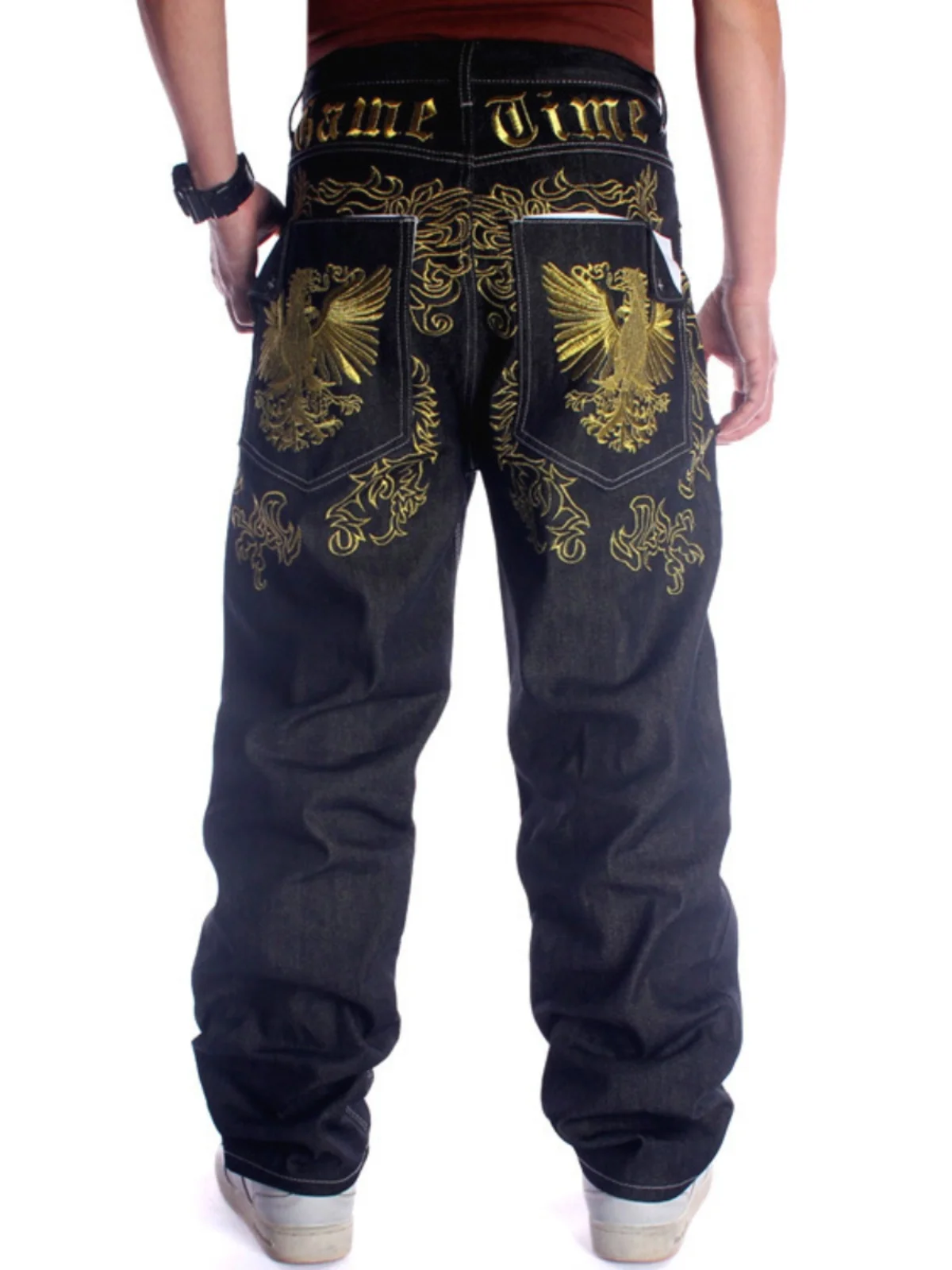 American Sle Loose Straight Leg Jeans Long Pants Embroidered Hip Hop Street Dance Men's Y2K Trendy Casual Wear
American Sle Loose Straight Leg Jeans Long Pants Embroidered Hip Hop Street Dance Men's Y2K Trendy Casual Wear