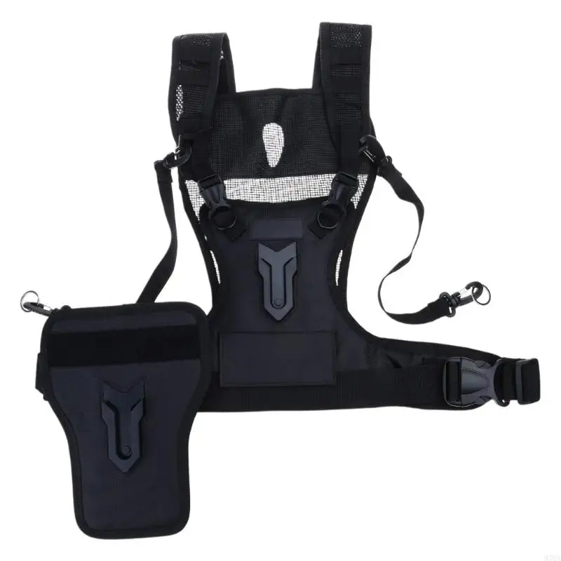 97QA Double Camera Harness for All DSLR Models with Detachable and Foldable Designing for Portability
97QA Double Camera Harness for All DSLR Models with Detachable and Foldable Designing for Portability