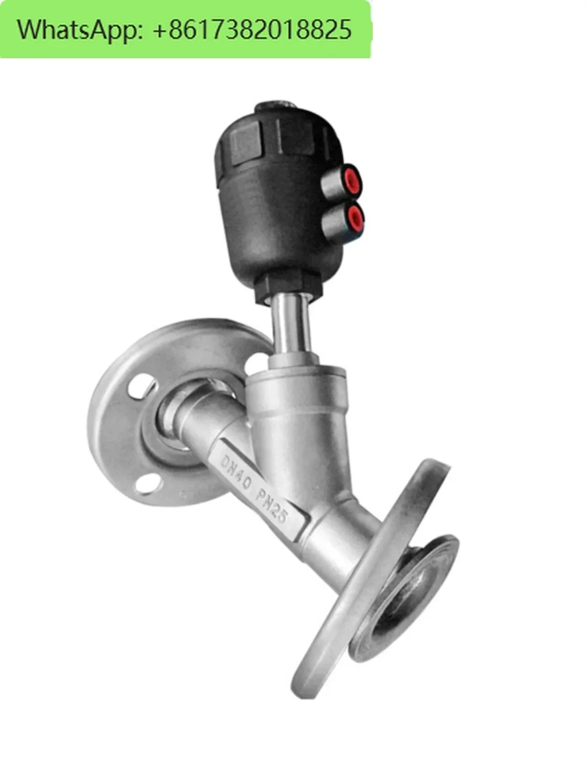 Flange type stainless steel pneumatic angle seat valve, steam high temperature and corrosion resistant valve DN15 DN20 DN25
Flange type stainless steel pneumatic angle seat valve, steam high temperature and corrosion resistant valve DN15 DN20 DN25
