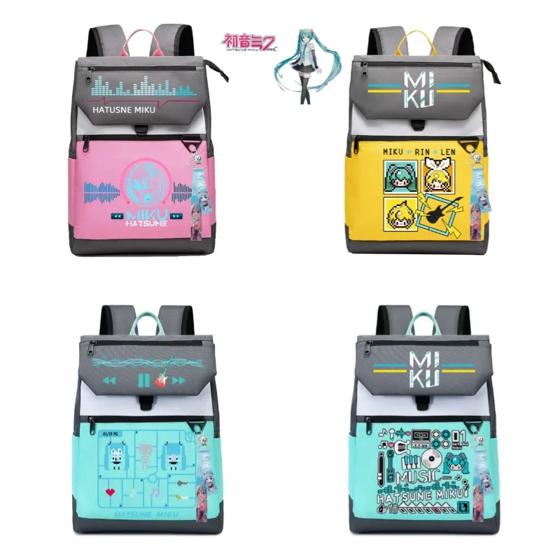 Hatsune Miku Backpack Large Capacity School Bags Cartoon Anime Cute Student Backpack Outdoor Travel BagsTeenagers Holiday Gifts
Hatsune Miku Backpack Large Capacity School Bags Cartoon Anime Cute Student Backpack Outdoor Travel BagsTeenagers Holiday Gifts