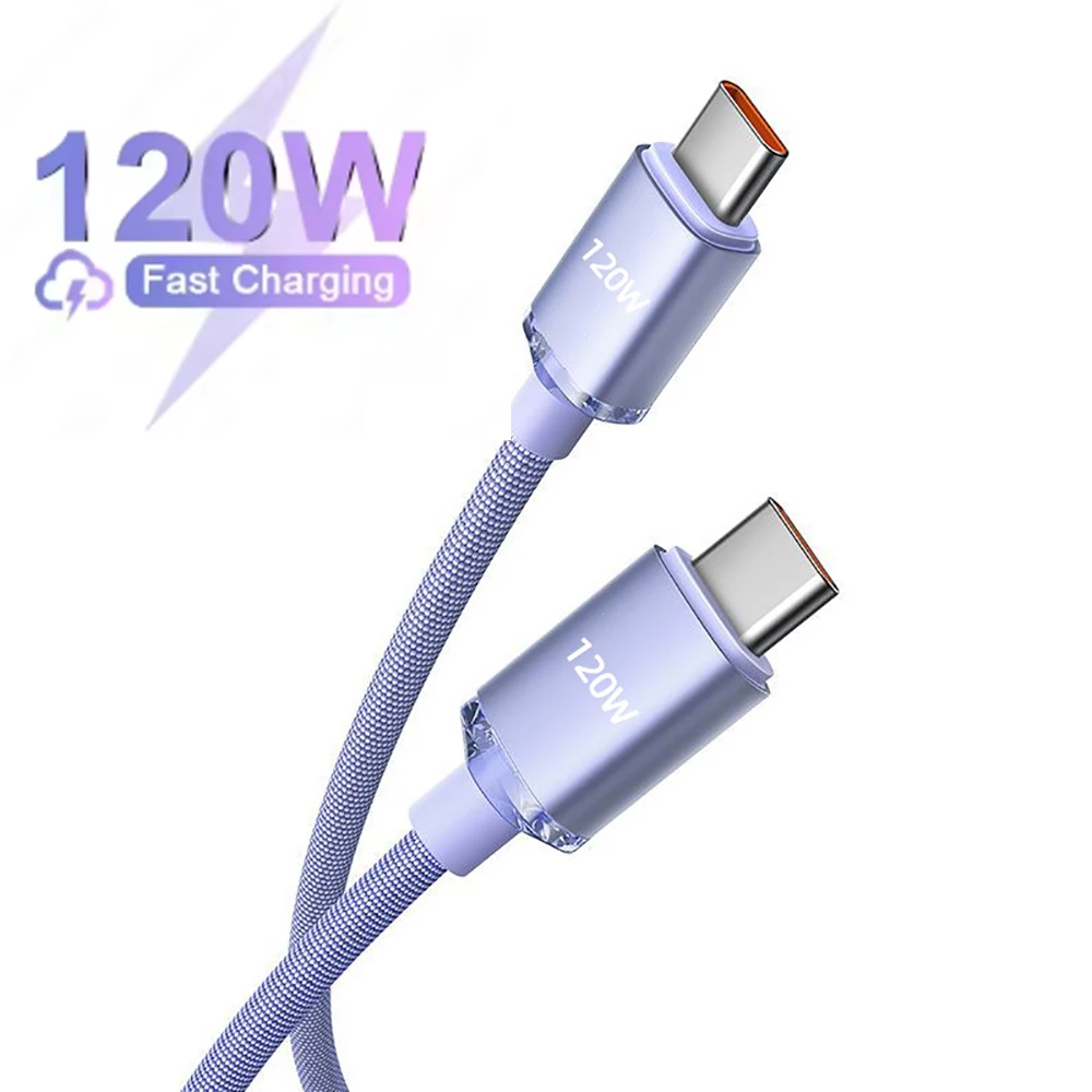 120W 6A USB C to C Fast Charging Cable PD Quick Charge for iPhone 15 Pro Max 16 Plus Xiaomi Redmi Note 13 Pro Samsung S24 Ultra
120W 6A USB C to C Fast Charging Cable PD Quick Charge for iPhone 15 Pro Max 16 Plus Xiaomi Redmi Note 13 Pro Samsung S24 Ultra