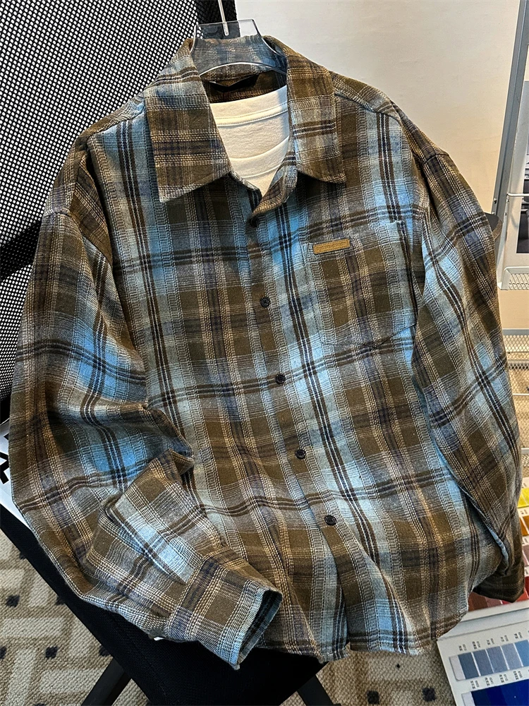 2024 Winter Plaid Long Sleeve Shirt Women's Loose Fit Brushed Retro American Style Couple Outerwear Casual Daily Wear
2024 Winter Plaid Long Sleeve Shirt Women's Loose Fit Brushed Retro American Style Couple Outerwear Casual Daily Wear