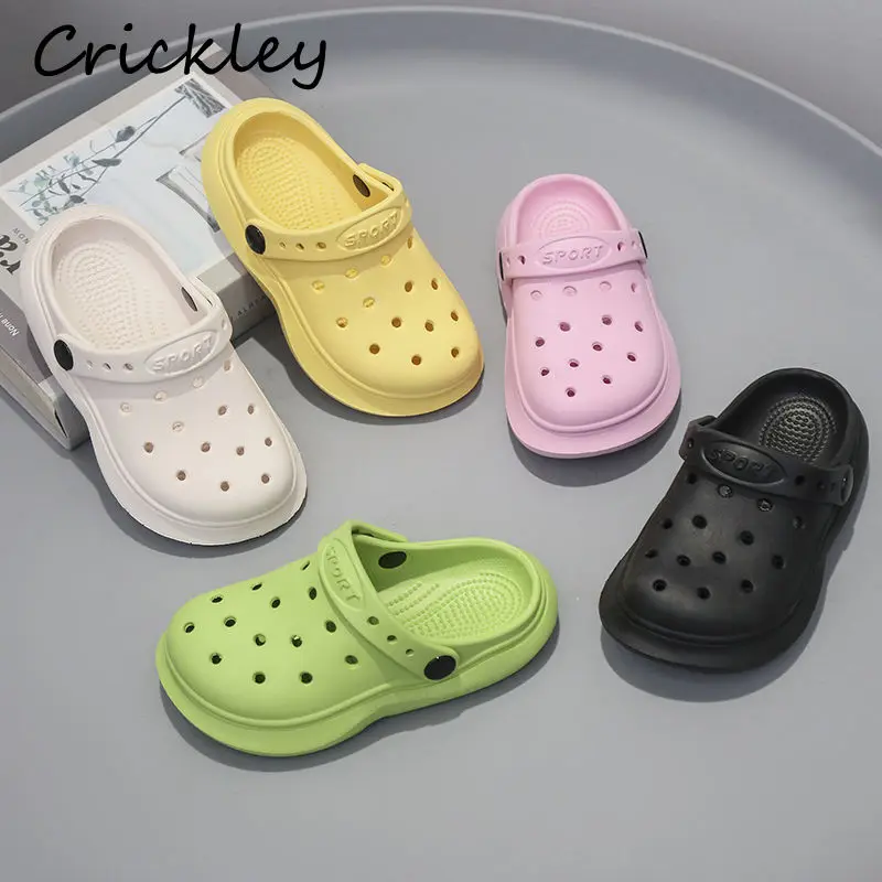 Summer Kids Clogs Shoes Solid Non Slip Children Garden Shoes Waterproof Toddler Indoor Home Beach Boys Girls Slippers Sandals
Summer Kids Clogs Shoes Solid Non Slip Children Garden Shoes Waterproof Toddler Indoor Home Beach Boys Girls Slippers Sandals