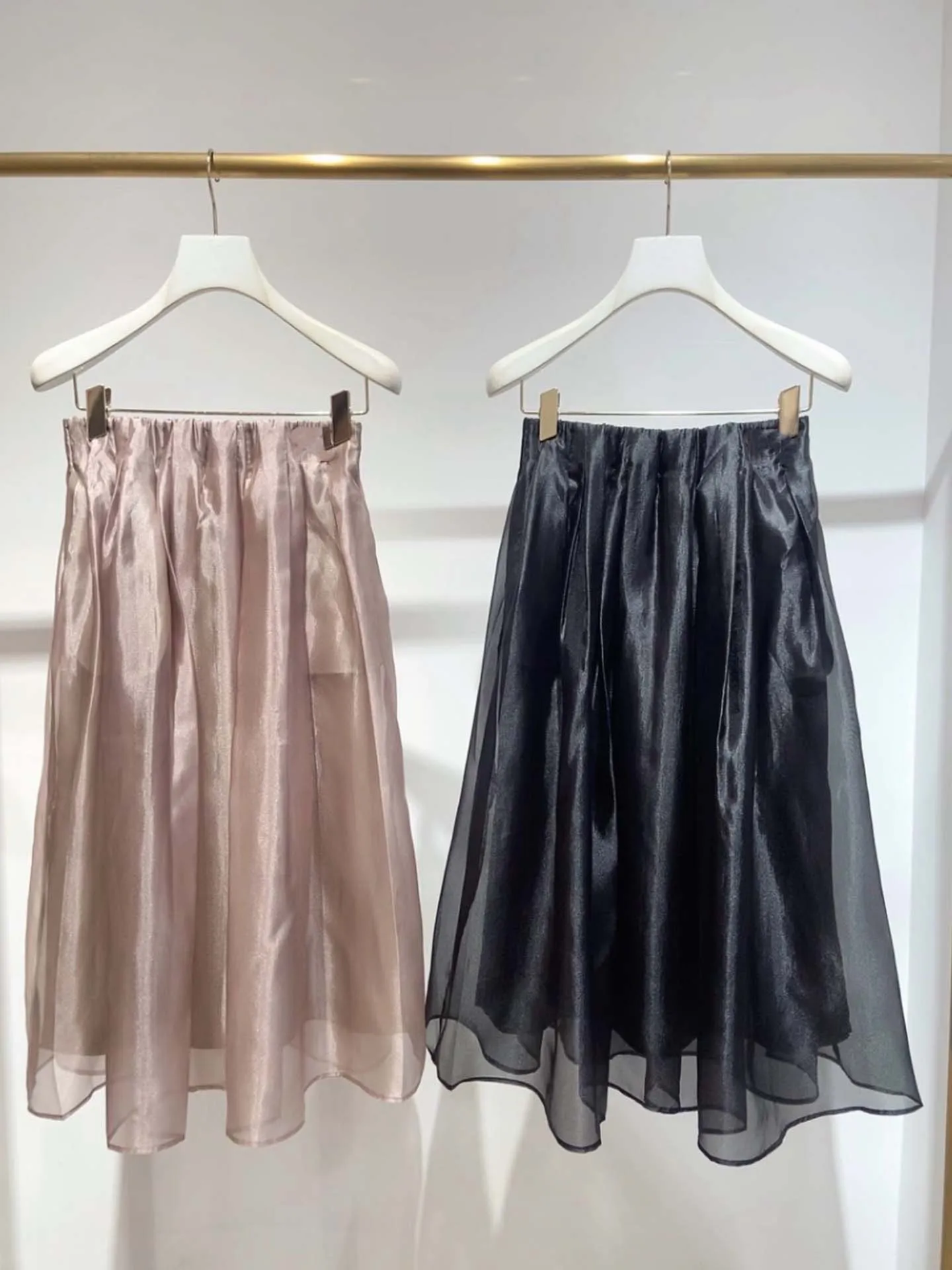 Pure Quality Elastic Waist Champagne Color Maxi Skirt Vacation Commute Simple A-Line Half-length Summer Long Skirt
Pure Quality Elastic Waist Champagne Color Maxi Skirt Vacation Commute Simple A-Line Half-length Summer Long Skirt