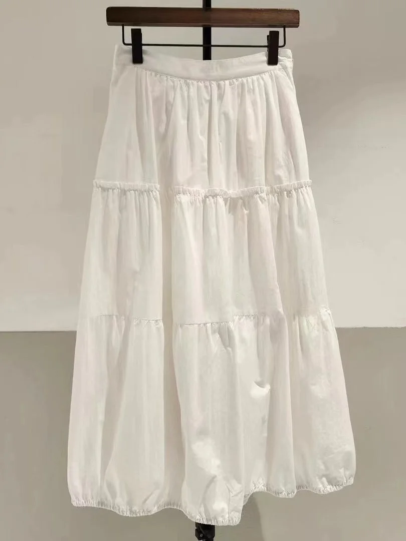 Slimming Gradient Splice Half-length Skirt Women's Pure Color Layered Commuting Elastic Waist A-line Skirt High Waist Style
Slimming Gradient Splice Half-length Skirt Women's Pure Color Layered Commuting Elastic Waist A-line Skirt High Waist Style