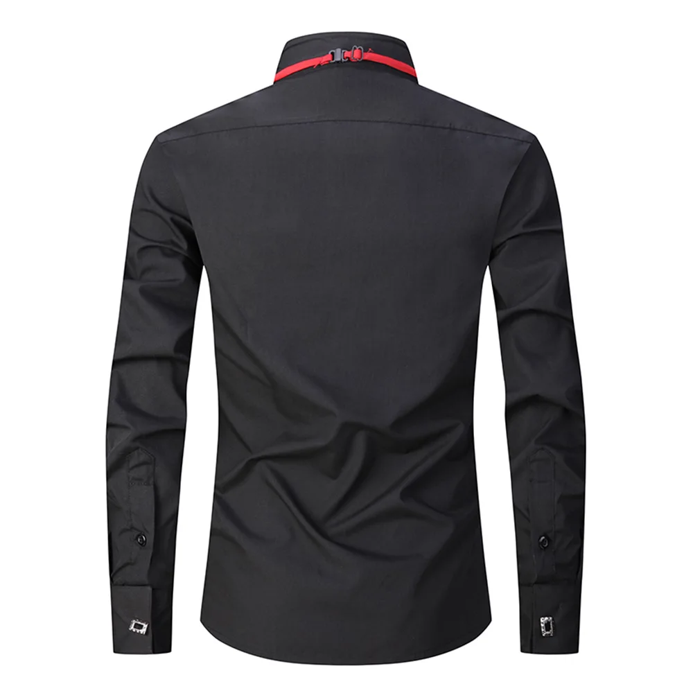 Busin Formal Slim Fit Men's irt Long Sve Wedding omsmen Faionable Casual Dr irt Polyester Blend Fabric
Busin Formal Slim Fit Men's irt Long Sve Wedding omsmen Faionable Casual Dr irt Polyester Blend Fabric