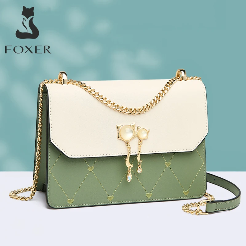 FOXER брендовая сумка через плечо с монограммой для женщин из спилка, новинка 2023 года, роскошный кошелек на плечо, модная дорожная сумка для девочек 
FOXER брендовая сумка через плечо с монограммой для женщин из спилка, новинка 2023 года, роскошный кошелек на плечо, модная дорожная сумка для девочек