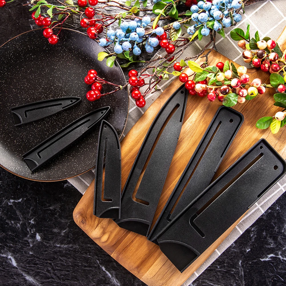 6pcs Accessories Knife Protectors Scabbard Jacket Abs Plastic Simple Protective Kitchen Gadgets Knife Rack Cover
6pcs Accessories Knife Protectors Scabbard Jacket Abs Plastic Simple Protective Kitchen Gadgets Knife Rack Cover