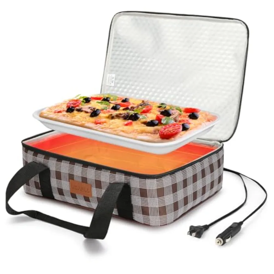 Food Warmer Electric Casserole Carrier - Lunch Bag for Adults for Car Truck 12V/24V/110V Thermos for hot Food for Potluck Cooko
Food Warmer Electric Casserole Carrier - Lunch Bag for Adults for Car Truck 12V/24V/110V Thermos for hot Food for Potluck Cooko