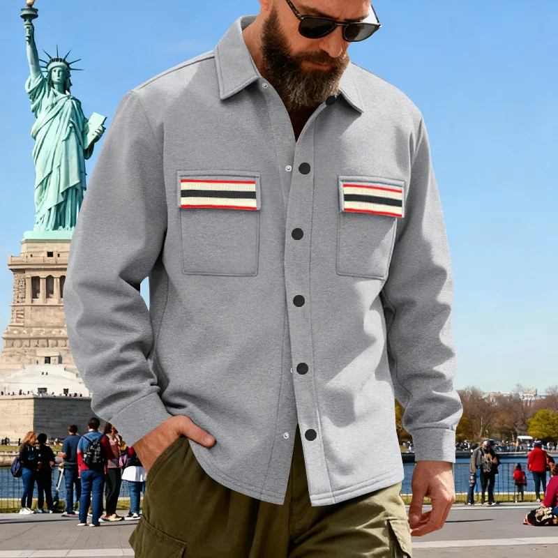 Cross-border autumn and winter new products heavy loose velvet men's outdoor tooling thermal jacket shirt
Cross-border autumn and winter new products heavy loose velvet men's outdoor tooling thermal jacket shirt