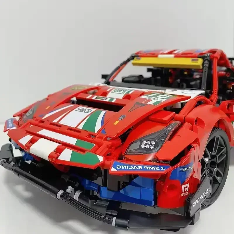 Технический 488 GTE 1684 шт. строительные блоки гоночный спортивный автомобиль модель MOC механический скоростной автомобиль кирпичная игрушка для детей и взрослых подарки на день рождения
Технический 488 GTE 1684 шт. строительные блоки гоночный спортивный автомобиль модель MOC механический скоростной автомобиль кирпичная игрушка для детей и взрослых подарки на день рождения