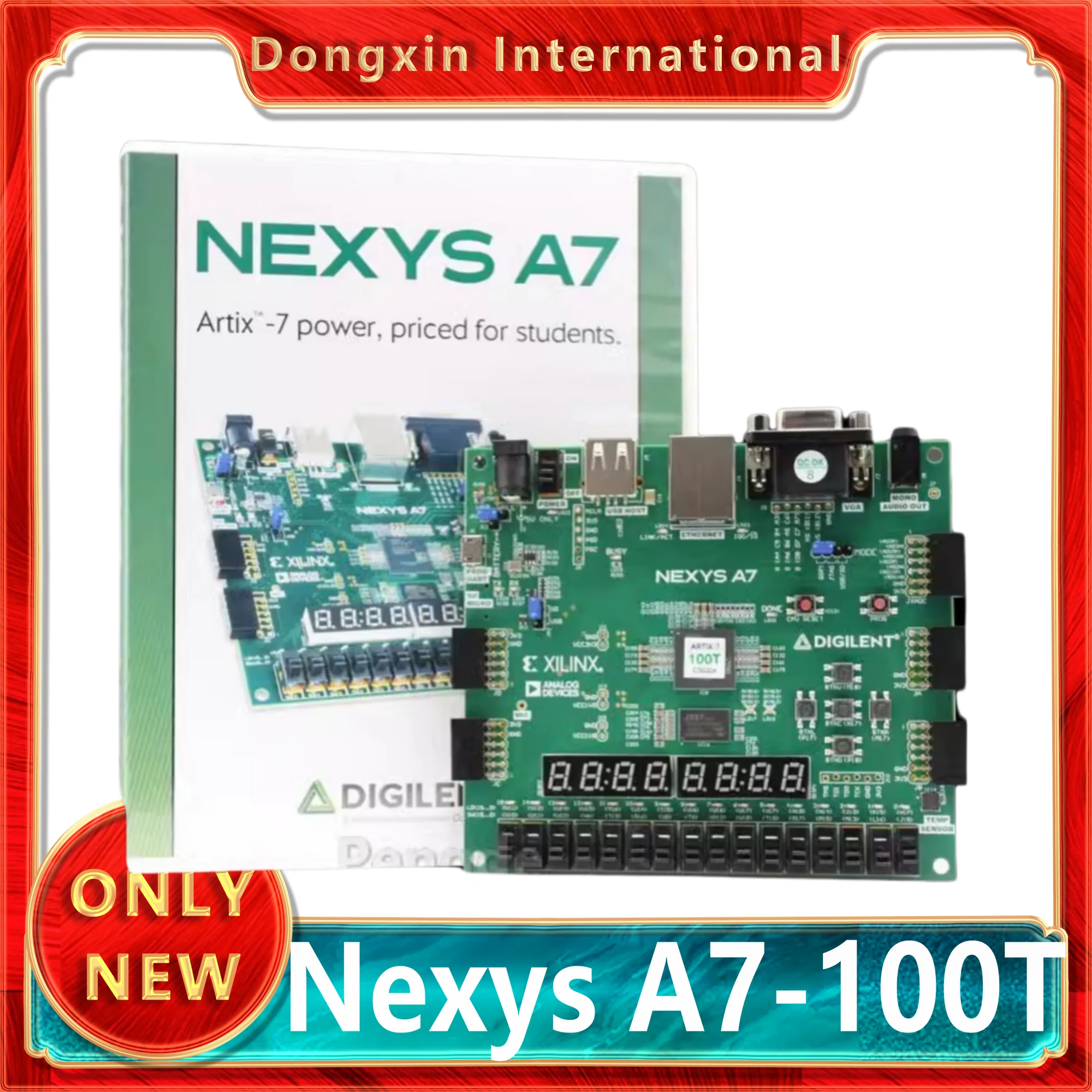 Оригинальный запас Nexys A7-100T Digilent Dillon Xilinx FPGAXC7A410-292
Оригинальный запас Nexys A7-100T Digilent Dillon Xilinx FPGAXC7A410-292