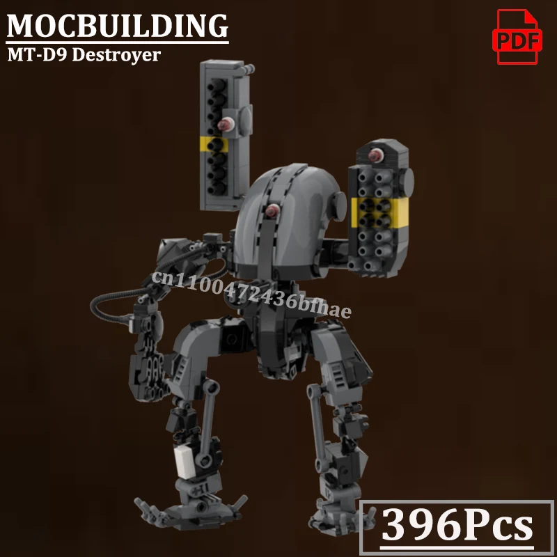 MOC Sci-fi Destroyer Robot Model MOCBUILDING DIY Construction Bricks Toys Gift 
MOC Sci-fi Destroyer Robot Model MOCBUILDING DIY Construction Bricks Toys Gift