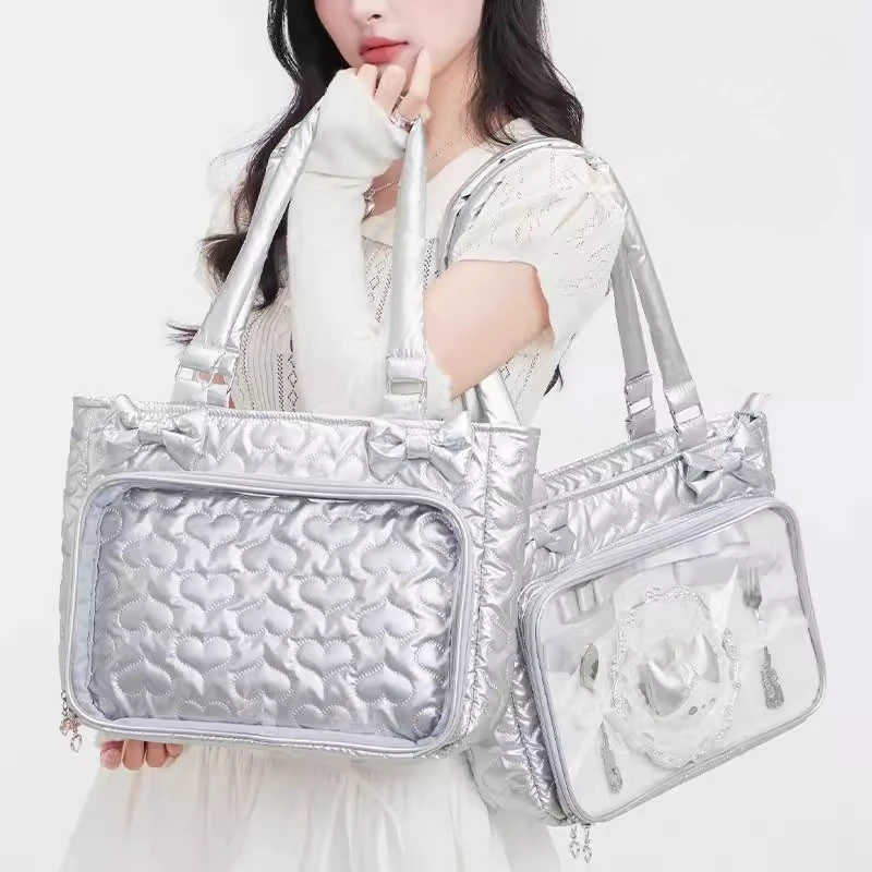 Beautiful Large Capacity Ita Bag Underarm Sac Femme Transparent Bolsos De Mujer Shoulder Bags for Woman Practical Bolso
Beautiful Large Capacity Ita Bag Underarm Sac Femme Transparent Bolsos De Mujer Shoulder Bags for Woman Practical Bolso