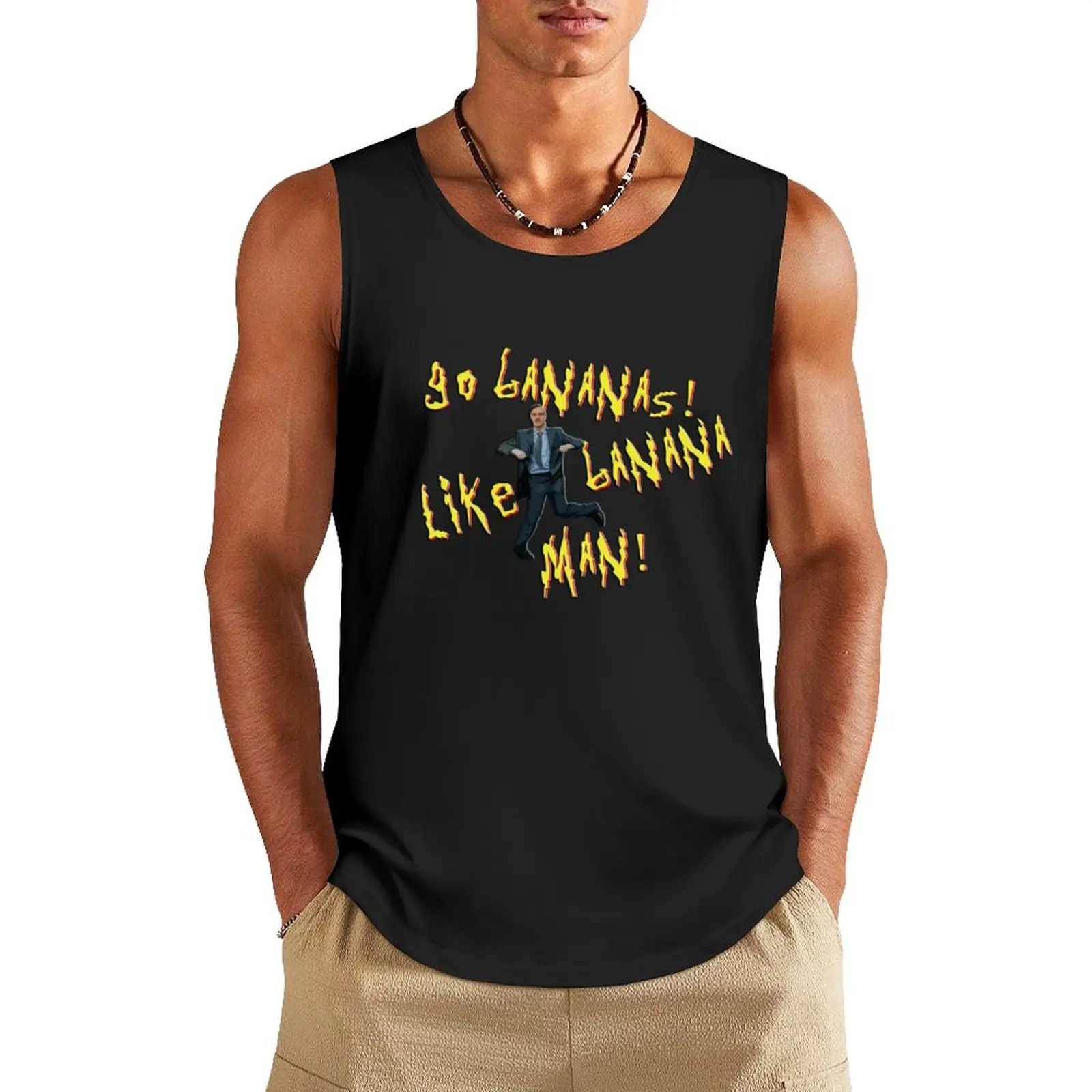 GO BANANAS - Big Time! Tank Top sleeveless t-shirts for men gym clothing bodybuilding man
GO BANANAS - Big Time! Tank Top sleeveless t-shirts for men gym clothing bodybuilding man
