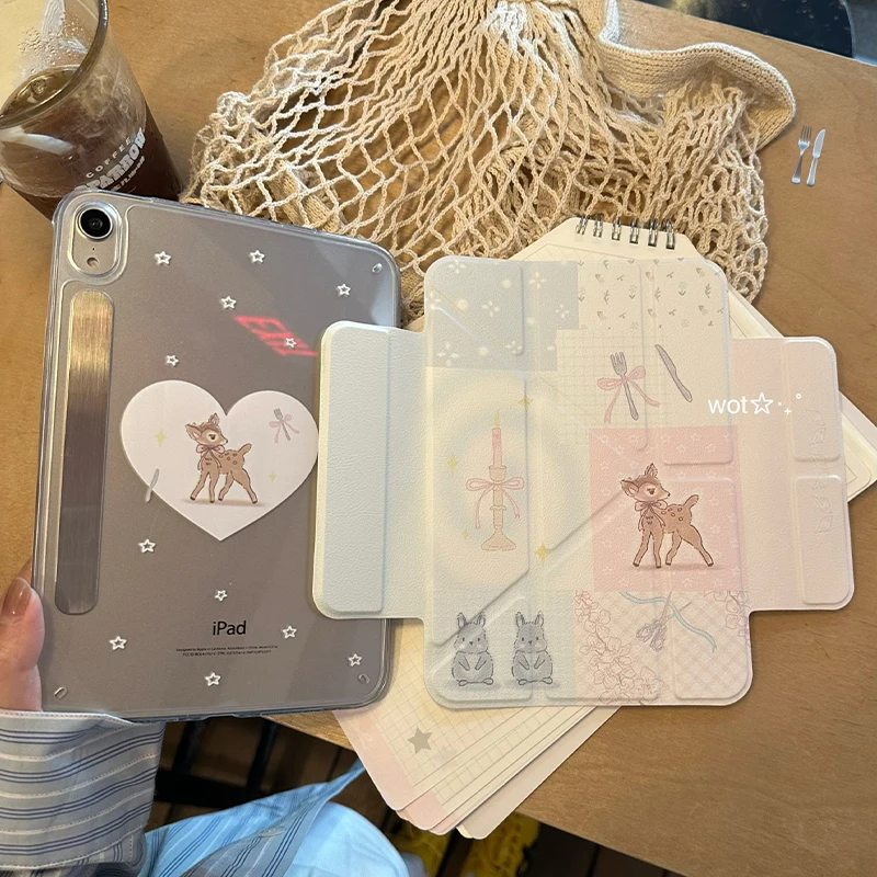 Korean Ins Lovely Fawn illustration For iPad Pro 11 12.9in 13 M4 M5 Case 9.7 10.2 5/6th 7/8/9 11th Mini Air 3 4 5 6 7 Cover
Korean Ins Lovely Fawn illustration For iPad Pro 11 12.9in 13 M4 M5 Case 9.7 10.2 5/6th 7/8/9 11th Mini Air 3 4 5 6 7 Cover