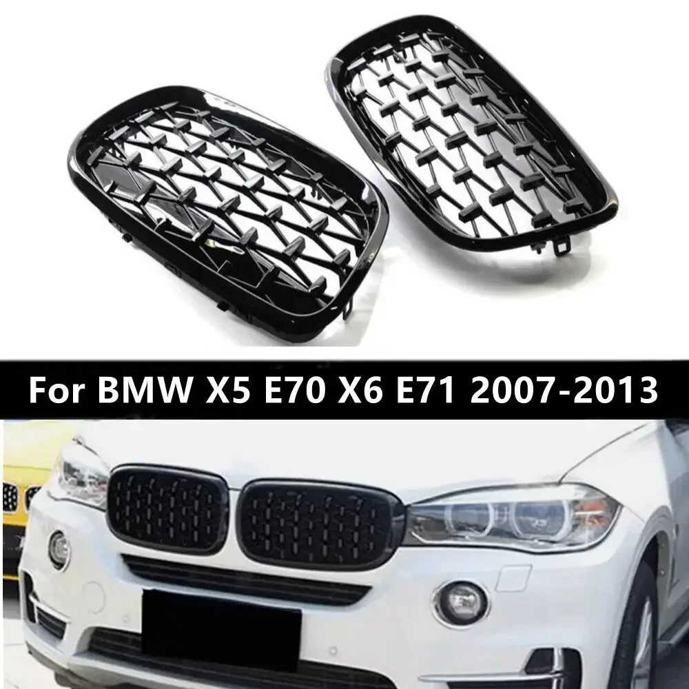 For BMW X5 E70 X6 E71 2007-2013 ABS Car Racing Grille Front Kidney Grill Chrome Black 51137157687 51137157688 51137185223
For BMW X5 E70 X6 E71 2007-2013 ABS Car Racing Grille Front Kidney Grill Chrome Black 51137157687 51137157688 51137185223