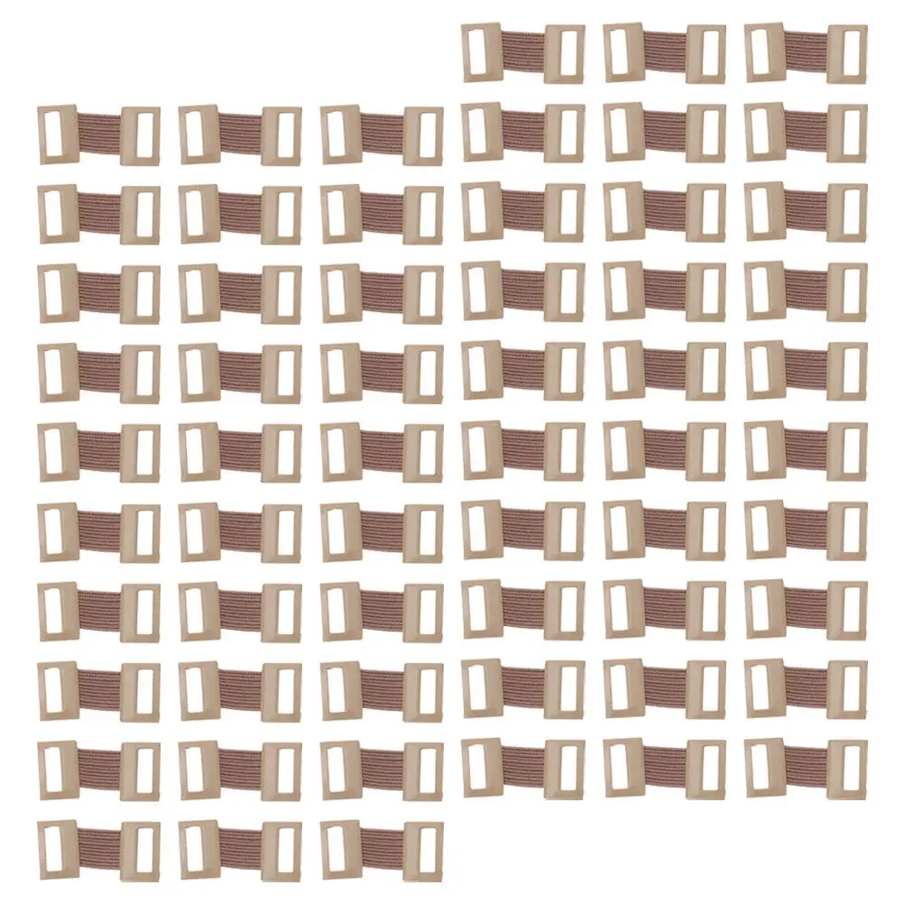 100Pcs Aluminum Bandage Fastener Clips Elastic Buckle Design for Bandage Tape Fixing Strong Support Simple Convenient Multi-Use