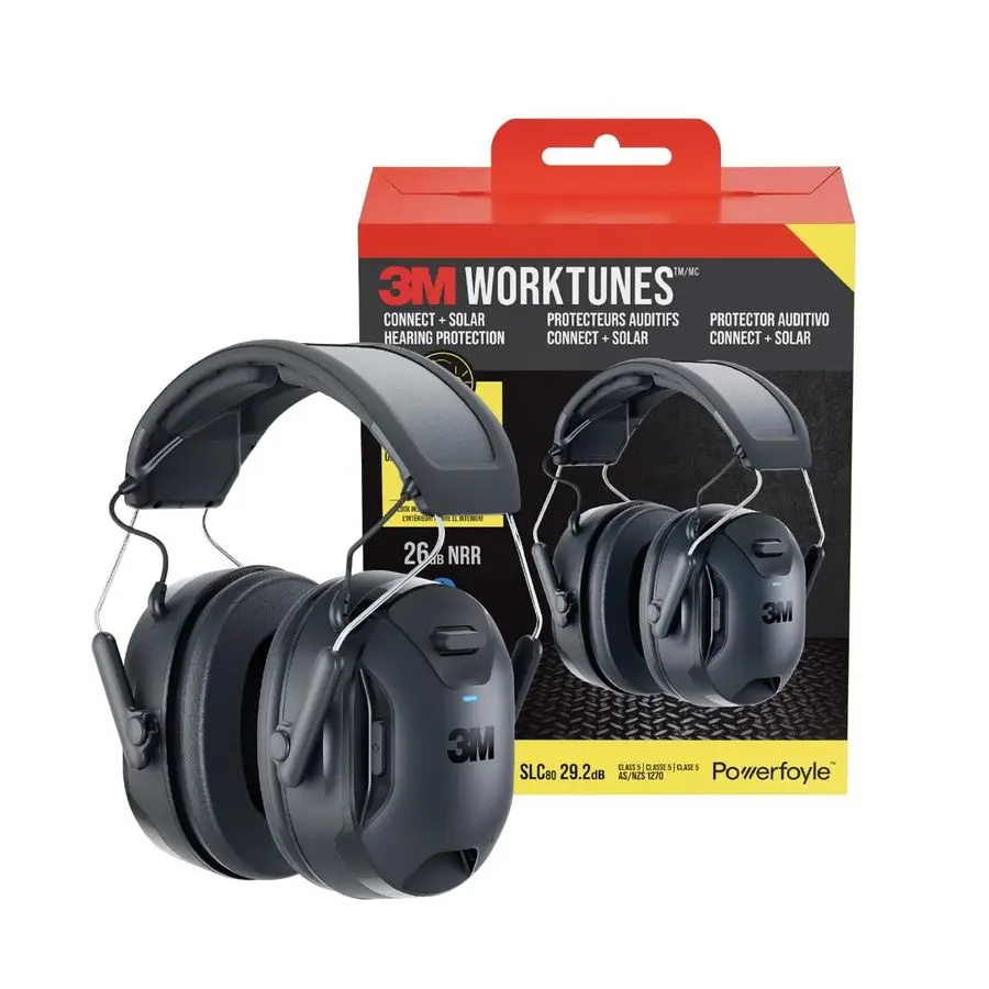 WorkTunes Connect Солнечная беспроводная защита слуха с технологией Bluetooth, защита слуха Bluetooth с шумом 26 дБ Re
WorkTunes Connect Солнечная беспроводная защита слуха с технологией Bluetooth, защита слуха Bluetooth с шумом 26 дБ Re