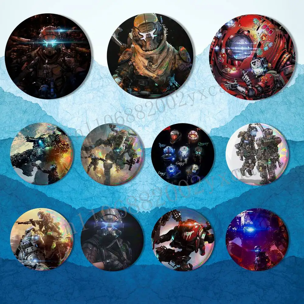 Precision Mechanoid Titanfall 2 Reflective Pin Tinplate Round Brooch Cartoon Cosplay Badges for Bag Hat Toys Gifts
Precision Mechanoid Titanfall 2 Reflective Pin Tinplate Round Brooch Cartoon Cosplay Badges for Bag Hat Toys Gifts