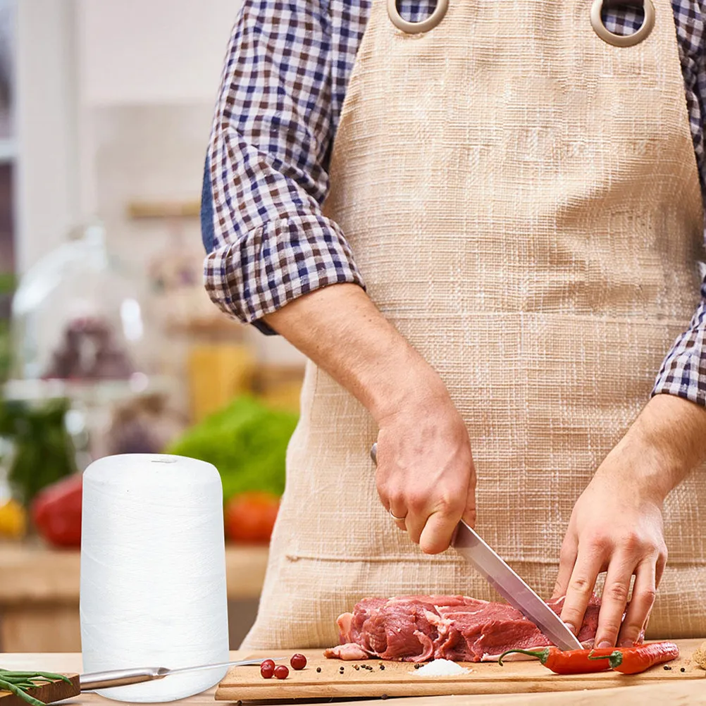 Рулон хлопковой нити пищевого качества для выпечки, жарки, приготовления мяса, обвязки колбас, упаковки, кухонная веревка для готовки
Рулон хлопковой нити пищевого качества для выпечки, жарки, приготовления мяса, обвязки колбас, упаковки, кухонная веревка для готовки