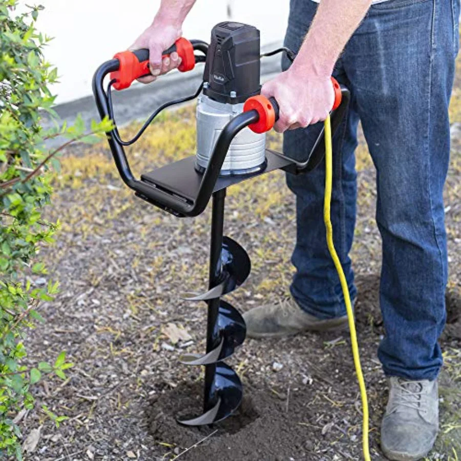 1500W Electric Post Hole Digger Earth Auger Dig Hole Fence Post Hole Digging, Tree Planting with 6" Digging Auger Bit Set, 3/4"
1500W Electric Post Hole Digger Earth Auger Dig Hole Fence Post Hole Digging, Tree Planting with 6" Digging Auger Bit Set, 3/4"