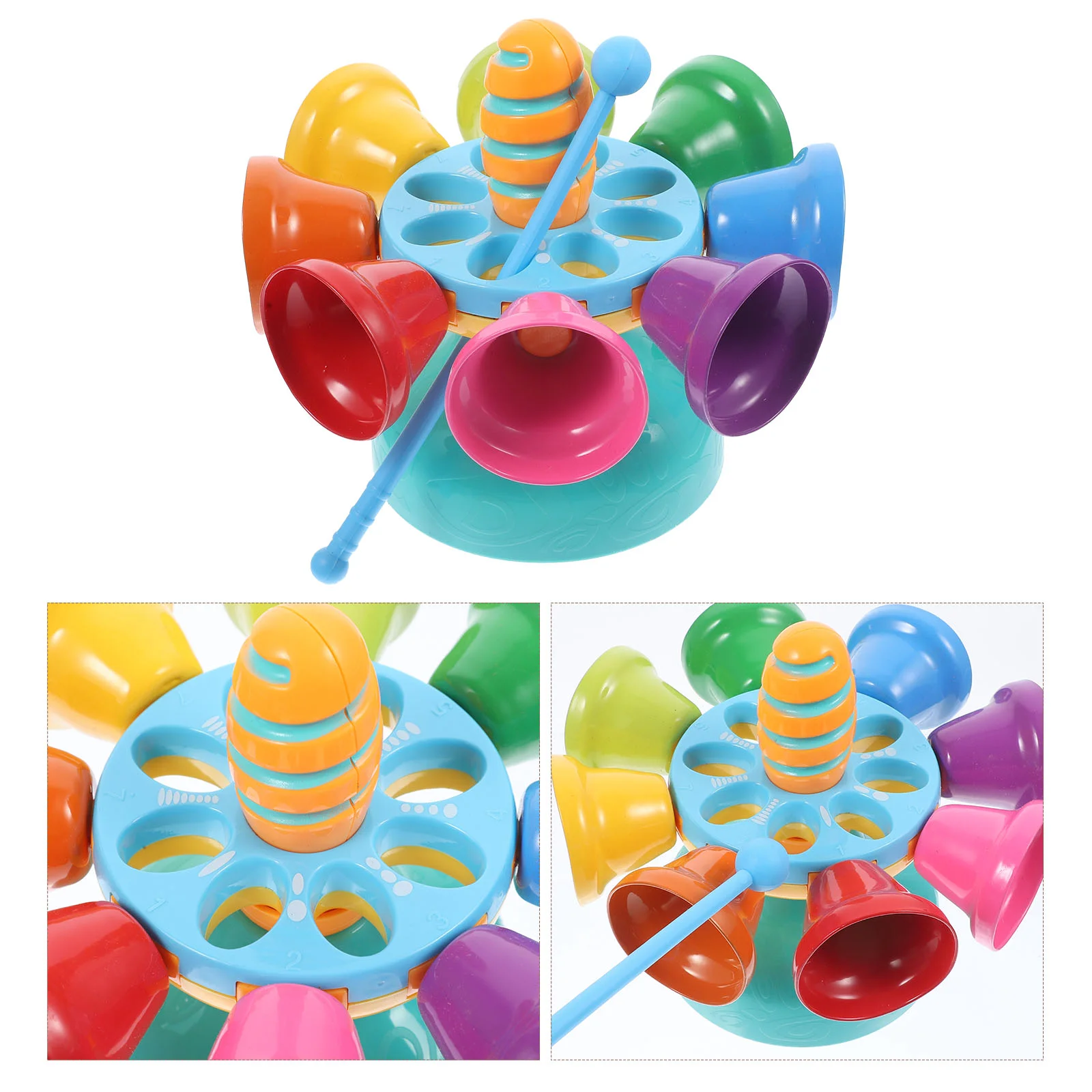 Rotating Bell Instrument Music Toy Educational Percussion Twerking Toys Musical for Kids Plastic Child Childrens
Rotating Bell Instrument Music Toy Educational Percussion Twerking Toys Musical for Kids Plastic Child Childrens