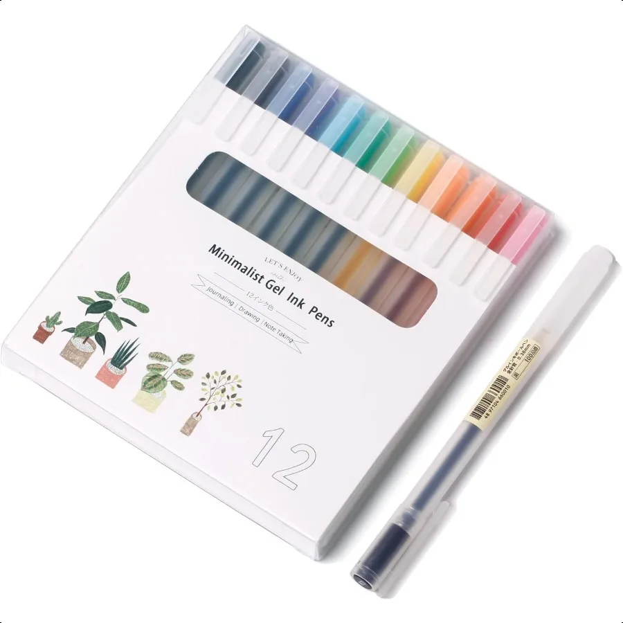 Premium Colorful Pens for Journaling and Note Taking 12 Color Gel Pens With 0.38mm Fine Point Needle Tip Minimalist Japanese St
Premium Colorful Pens for Journaling and Note Taking 12 Color Gel Pens With 0.38mm Fine Point Needle Tip Minimalist Japanese St