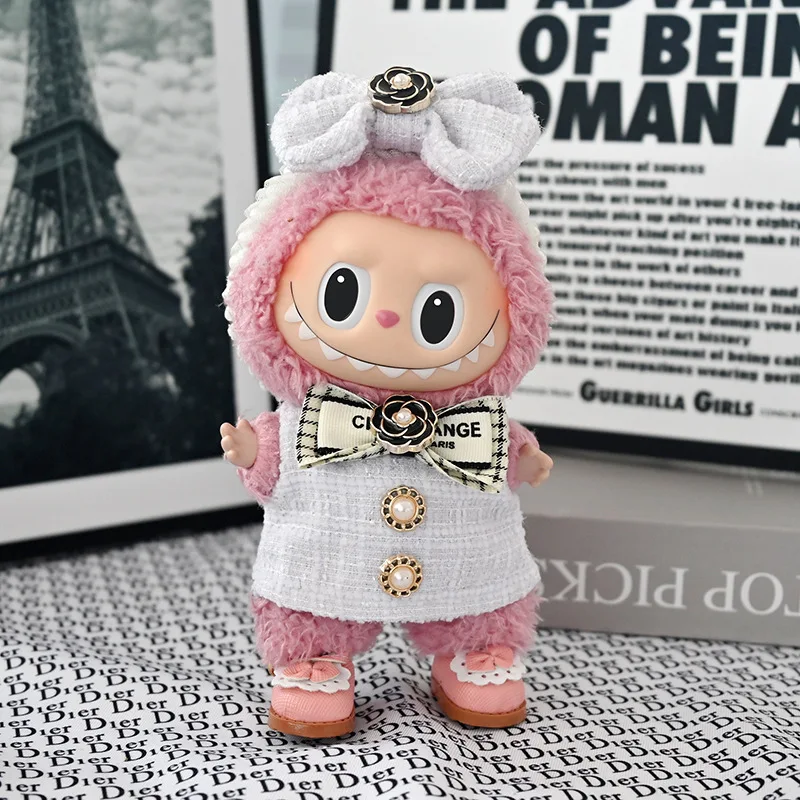 17cm LABUBU Doll Outfit - Gen1-3 Cartoon Elegant Dress for Vinyl Figures, Cute Universal Clothes Only (No Doll)
17cm LABUBU Doll Outfit - Gen1-3 Cartoon Elegant Dress for Vinyl Figures, Cute Universal Clothes Only (No Doll)