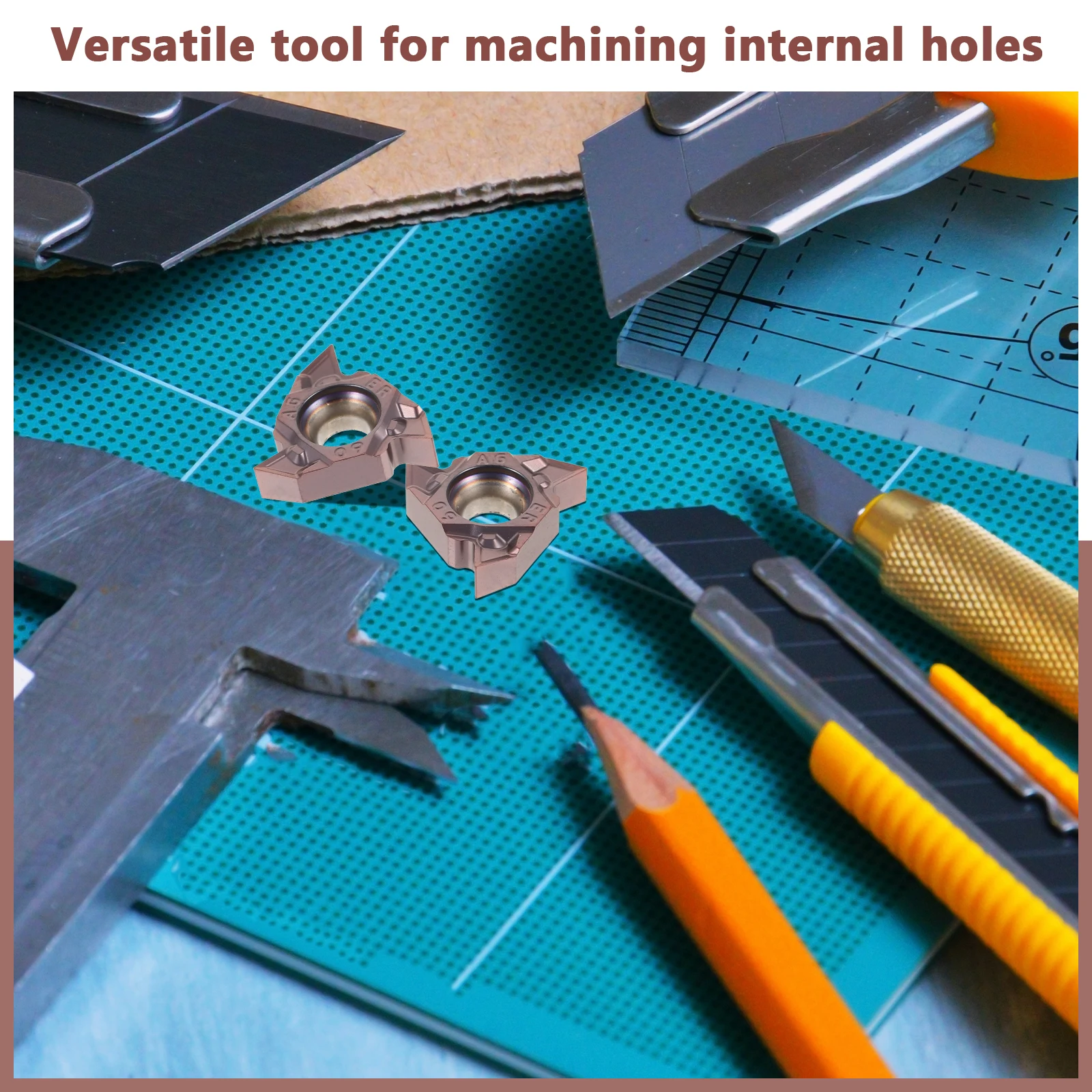 Threaded Insert Blades for Steel Machining Internal External Threading Tool Stainless Inserts VP15 AG60 16ER Indexable Parts
Threaded Insert Blades for Steel Machining Internal External Threading Tool Stainless Inserts VP15 AG60 16ER Indexable Parts