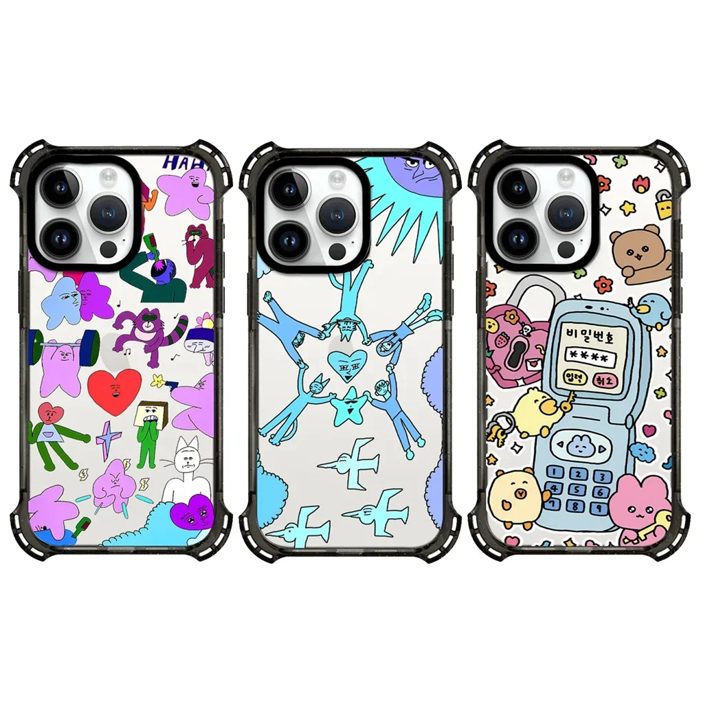 Graffiti Cartoon 4 Corner iPhone 14 15 16 Pro Max Protective Case, Fits iPhone 16 Pro Max
Graffiti Cartoon 4 Corner iPhone 14 15 16 Pro Max Protective Case, Fits iPhone 16 Pro Max