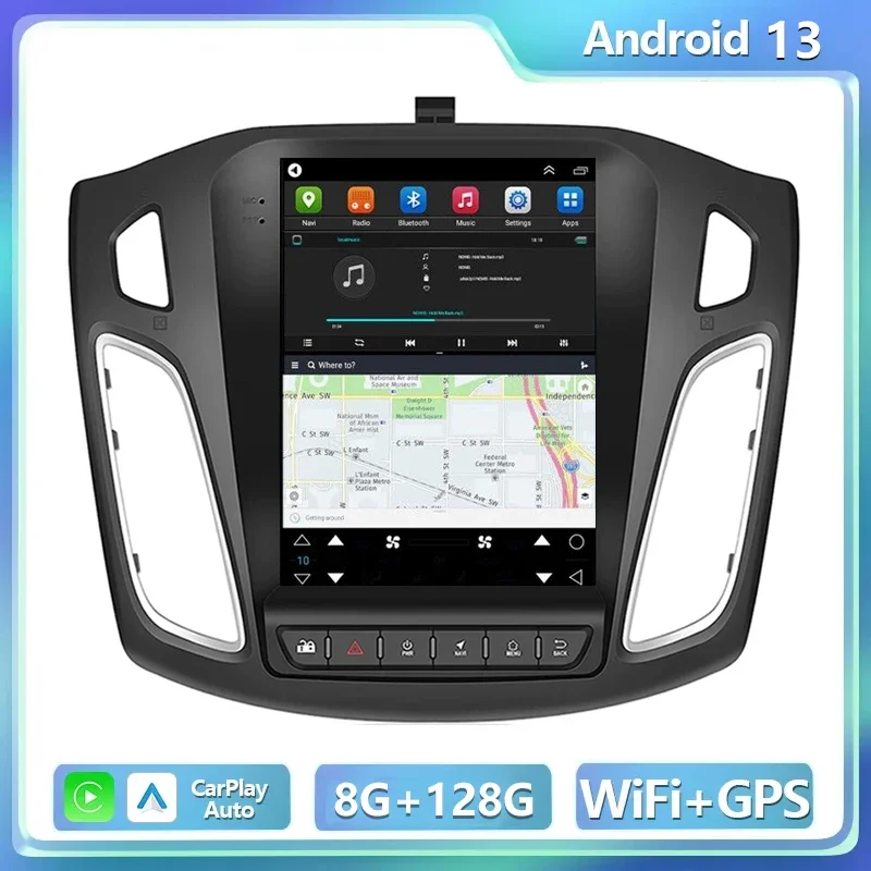 Car Radio android Multimedia 13 For Ford Focus 3 Mk3 2011-2019 Auto 2din wireless Carplay Stereo gps Navigation dvd Tesla Style
Car Radio android Multimedia 13 For Ford Focus 3 Mk3 2011-2019 Auto 2din wireless Carplay Stereo gps Navigation dvd Tesla Style