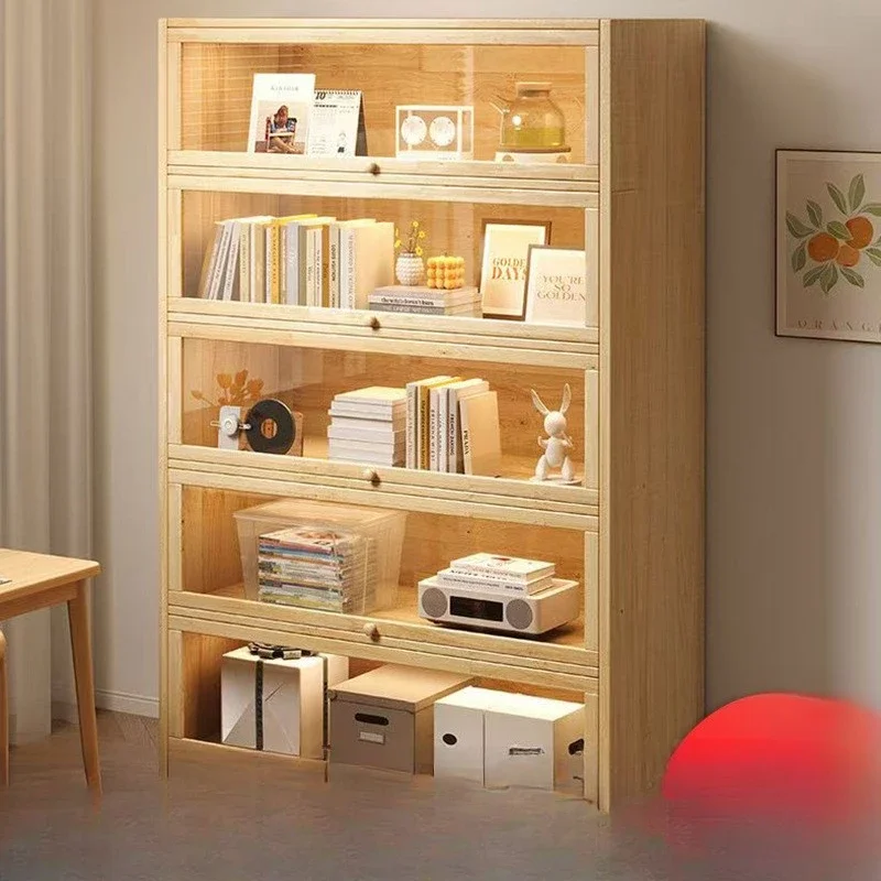 Firm Bookshelf Multi-layer solid wood storage shelf display cabinet Floor-to-ceiling integrated bookcase
Firm Bookshelf Multi-layer solid wood storage shelf display cabinet Floor-to-ceiling integrated bookcase