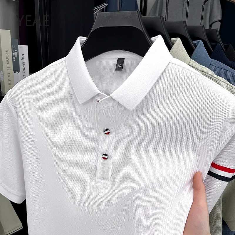 YEAE Summer Mens Polo Shirt Mens T Shirt Shirts for Men Men's Clothing New in Tops Tees Designer Clothes Men Short Sleeve Polo
YEAE Summer Mens Polo Shirt Mens T Shirt Shirts for Men Men's Clothing New in Tops Tees Designer Clothes Men Short Sleeve Polo