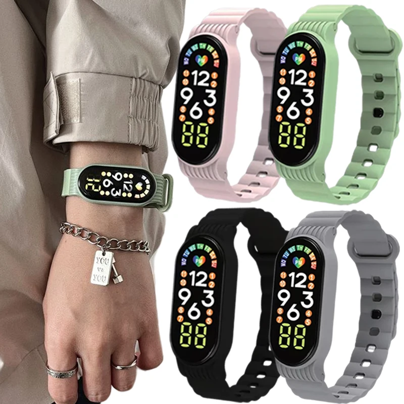 Men's Sports Watches Couple Waterproof Led Digital Watch Ultra-light Silicone Strap Women Student Electronics LED WristWatch
Men's Sports Watches Couple Waterproof Led Digital Watch Ultra-light Silicone Strap Women Student Electronics LED WristWatch