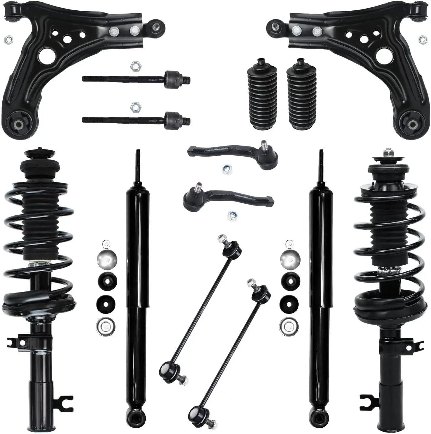 【【Front 14pc Suspension Kit For Chevy Aveo Aveo5 Pontiac G3 Wave, 2 Rear Shock Absorbers】】、、、
【【Front 14pc Suspension Kit For Chevy Aveo Aveo5 Pontiac G3 Wave, 2 Rear Shock Absorbers】】、、、