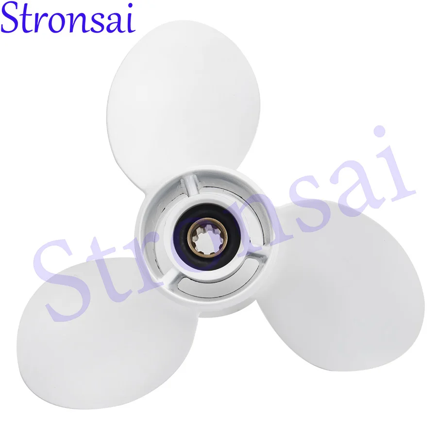 Outboard Propeller For Yamaha 9.9hp 15hp 9 1/4 *10 Boat Aluminum Alloy Screw 3 Blade 8 Spline Marine Engine Part 63V-45952-10-EL
Outboard Propeller For Yamaha 9.9hp 15hp 9 1/4 *10 Boat Aluminum Alloy Screw 3 Blade 8 Spline Marine Engine Part 63V-45952-10-EL