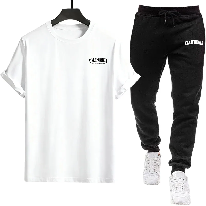 Male Summer Home Outdoor Comfort Tees Set 2026 Men's Tracksuit T-shirts and Sweatpants Urban Casual Fashion Short Sleeve Outfits
Male Summer Home Outdoor Comfort Tees Set 2026 Men's Tracksuit T-shirts and Sweatpants Urban Casual Fashion Short Sleeve Outfits