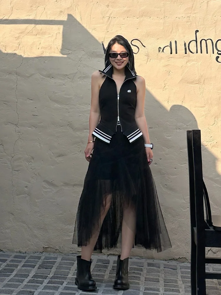 LEDIM WANG American Style Irregular Half Skirt Women's Summer New High-End Feeling Color Collision Casual Versatile Tulle Skirt
LEDIM WANG American Style Irregular Half Skirt Women's Summer New High-End Feeling Color Collision Casual Versatile Tulle Skirt