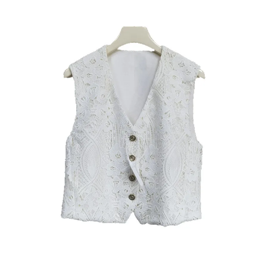 Hollow Suit V-neck Lace Sleeveless Vest Top Skirt Elegant 2025 Spring and Summer New Style Two Piece Set for Women Skirt Sets
Hollow Suit V-neck Lace Sleeveless Vest Top Skirt Elegant 2025 Spring and Summer New Style Two Piece Set for Women Skirt Sets